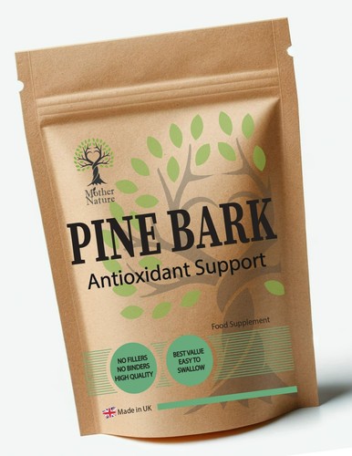 Pine bark capsules - pine, clean