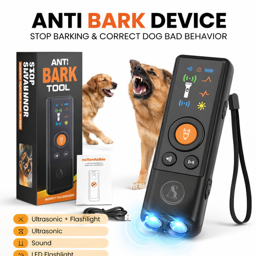 Anti bark dog trainer - dog, device